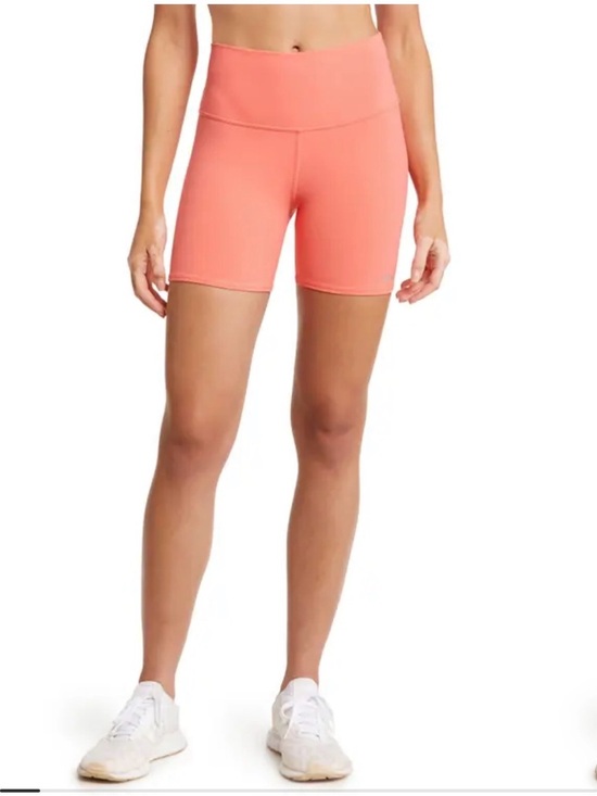 ALO Yoga Pants - Alo Airbrush High-Waist Coral Women’s Bike Shorts